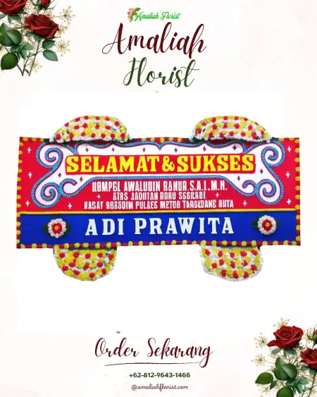 Papan Bunga Ucapan Selamat Jenarlor